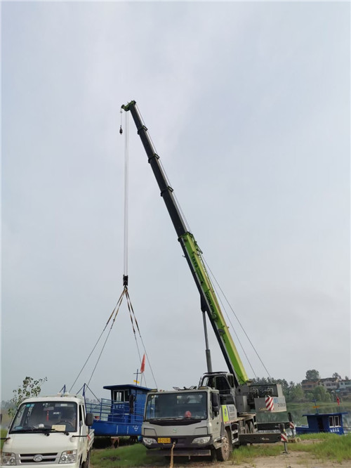 宝山区桥梁建设吊装案例